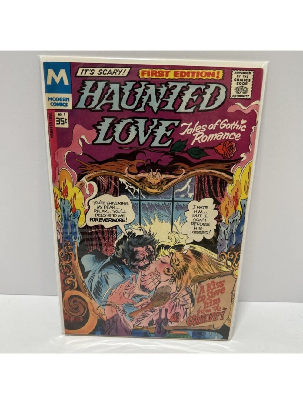 Haunted Love #1 - Modern Comics 1978 - Tales of Gothic Romance Nice Tom Sutton